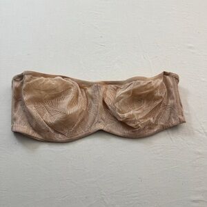 Paramour Tan Lace Bandeau